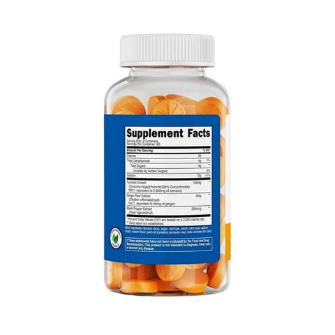 Nutricost, Turmeric Gummies, 2000 MG, 120 Count