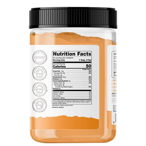 Nutricost, Pantry Peanut Butter Powder Flour Organic, 12.5 Oz