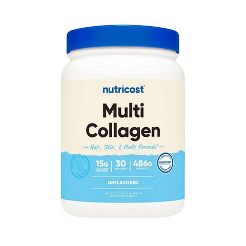 Nutricost, Multi Collagen Protein + Beauty Powder, 30 Serving