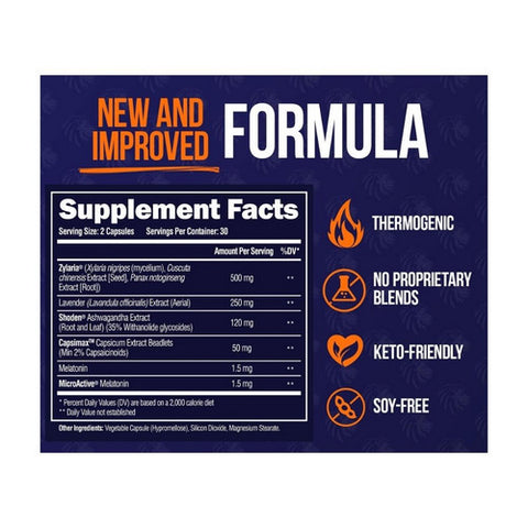 Alpha Lion, Alpha Lion Night Burn, 60 Capsules