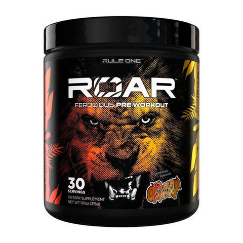 Rule 1, Roar Pre Workout Peach Mango, 315 Grams
