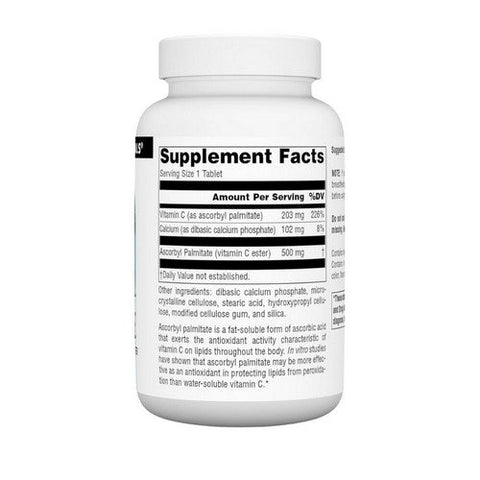 Source Naturals, Ascorbyl Palmitate, 500 Mg, 90 Tabs Source Naturals