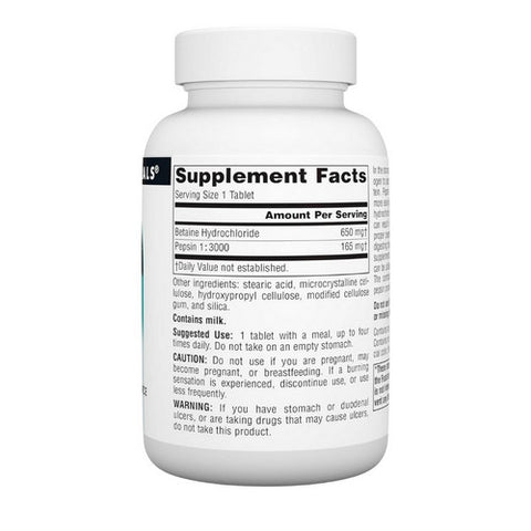 Source Naturals, Betaine Hcl, 90 Tabs