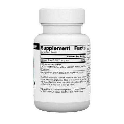 Source Naturals, Bromelain 2000 GDU, 500 MG, 30 Caps