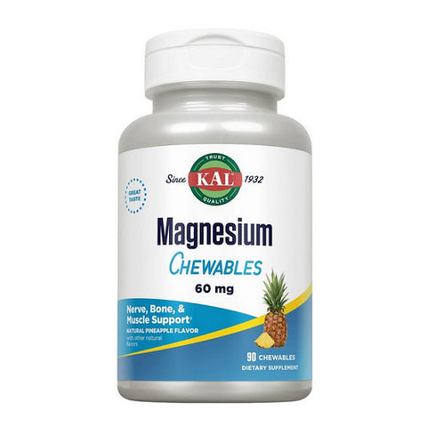 Kal, Magnesium Chewable, 90 Count