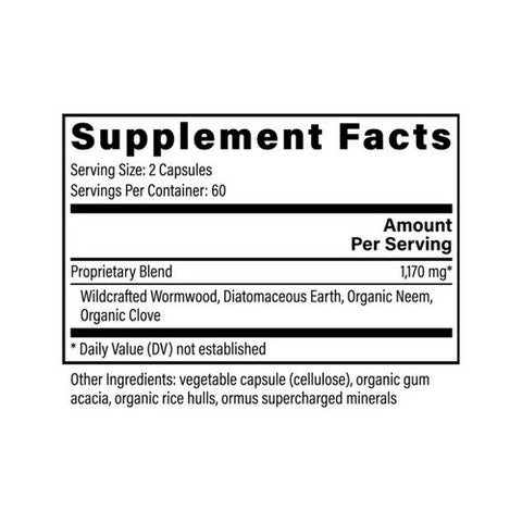 Global Healing Center, Paratrex Cleanse, 120 Capsules