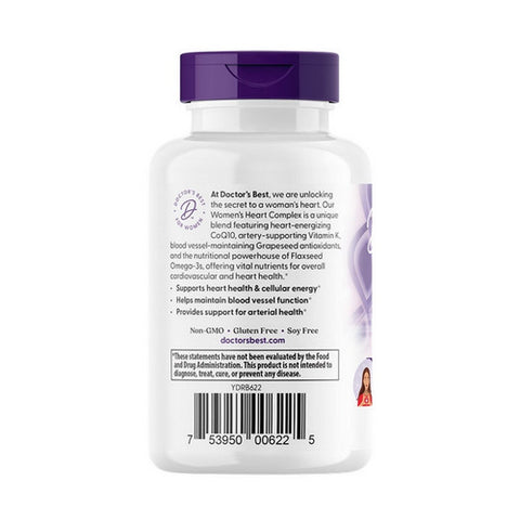 Doctors Best, Women's Heart Complex, 60 Softgels