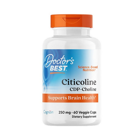 Doctors Best, Citicoline, 250 Mg, 60 Veggie Caps