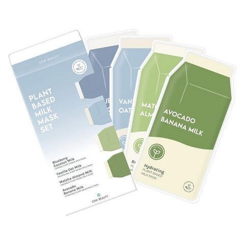 ESW Beauty, Plant Based Milk Mask Set, 1 Count