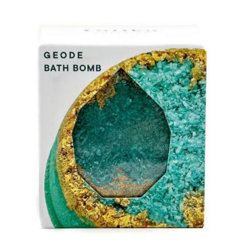 Latika Soap, Geode Bath Bomb Emerald, 1 Count