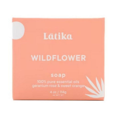 Latika Soap, Bar Soap Wildflower, 4 Oz
