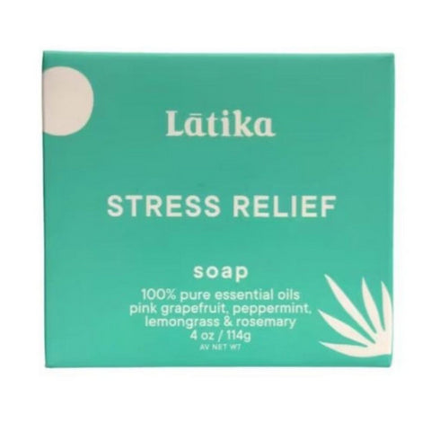 Latika Soap, Bar Soap Stress Relief, 4 Oz