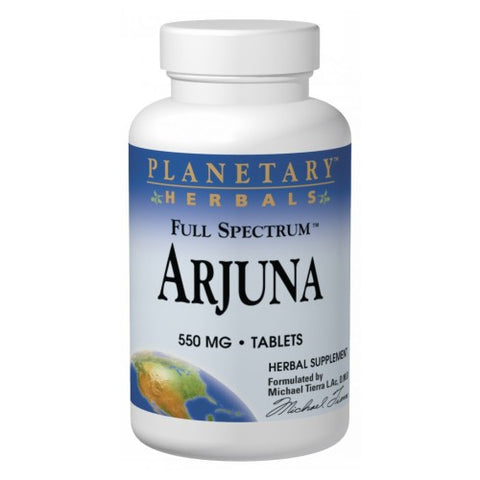 Planetary Herbals, Full Spectrum Arjuna, 500 Mg, 120 Tabs