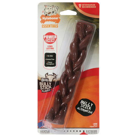 Nylabone, Nylabone Power Chew Bully Stick Dog Toy, 1 Count (Case Of 4)