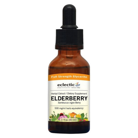 Eclectic Herb, Elderberry, 1 Oz Alcohol free