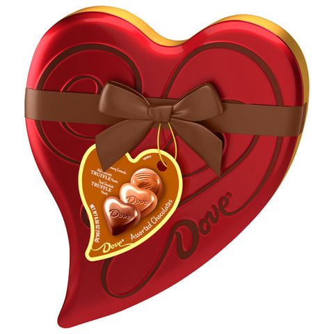 Dove, Valentines Assorted Chocolate Candy Heart Gift Box, 6.5 Oz (Case Of 6)