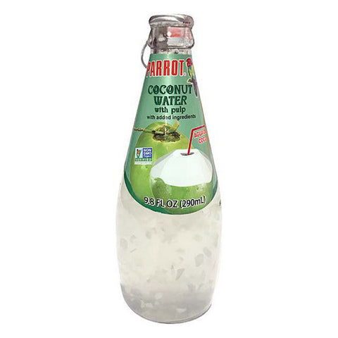 Parrot, Coconut Water with Pulp, 9.8 Oz (Case Of 12)