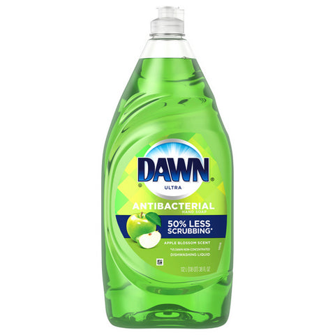 Dawn, Antibacterial Dishwashing Liquid Dish Soap Apple Blossom Scent, 38 Oz (Case Of 8)