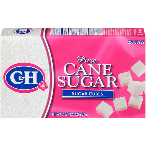 C & H, Pure Cane White Sugar Cube, 2 Lbs (Case Of 12)