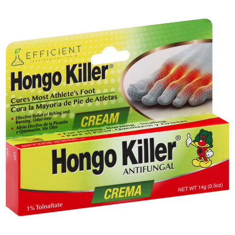 Efficient, Hongo Killer Antifungal Cream Athletes Foot Treatment, .5 Oz (Case Of 6)