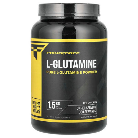 Primaforce, L-Glutamine Powder Unflavored, 1.5 Kgs
