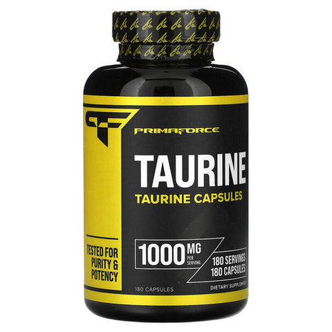 Primaforce, Taurine Capsules, 1000 Mg, 180 Caps