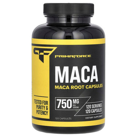 Primaforce, MACA Root Capsules, 750 Mg, 120 Caps