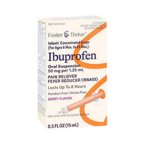 Ibuprofen Infants' Concentrated Drops Berry 0.5 Oz by Foster And Thrive