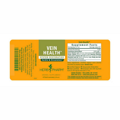 Herb Pharm, Vein Health Tonic, 4 Oz