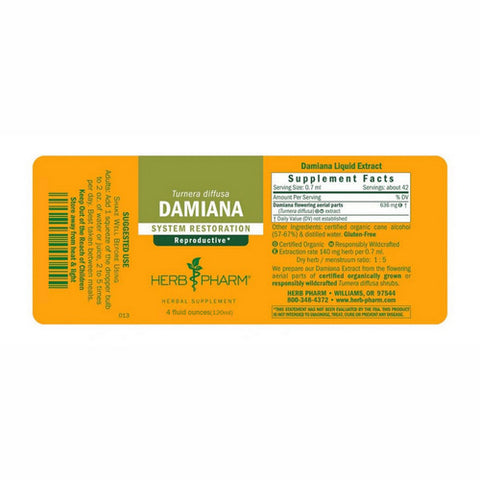 Herb Pharm, Damiana, 4 Oz