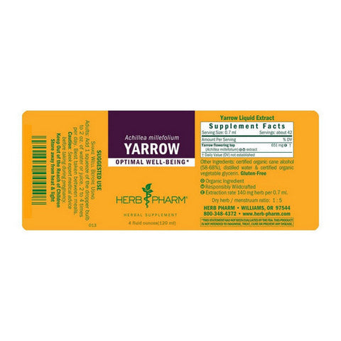 Herb Pharm, Yarrow, 4 oz Herb Pharm