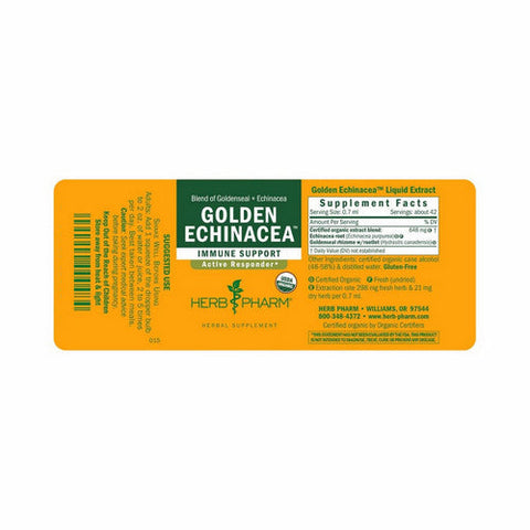 Herb Pharm, Golden Echinacea, 4 Oz Herb Pharm