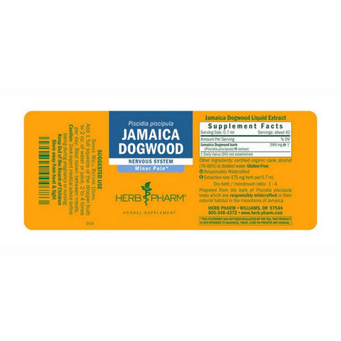 Herb Pharm, Jamaican Dogwood, 4 Oz Herb Pharm