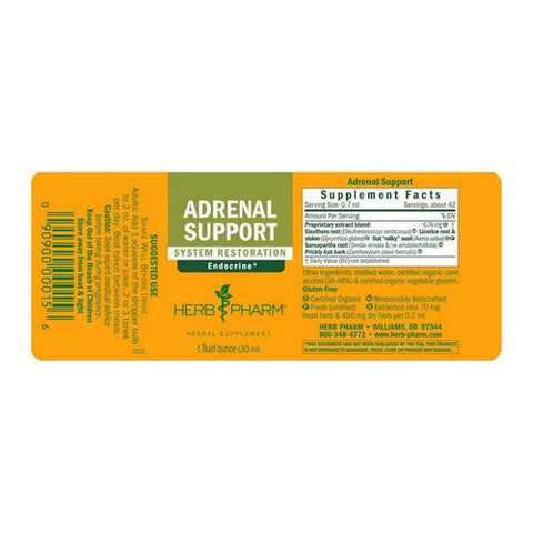 Herb Pharm, Adrenal Support, 1 Oz Herb Pharm