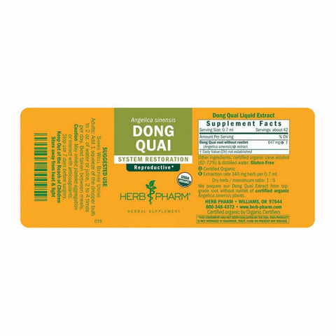 Herb Pharm, Dong Quai Extract, 4 Oz