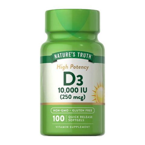 Nature's Truth, Vitamin D3, 10,000 IU, 100 Caps