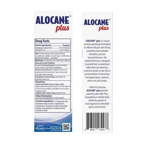 Alocane, Plus Topical Anesthetic Gel, 2 Oz Alocane