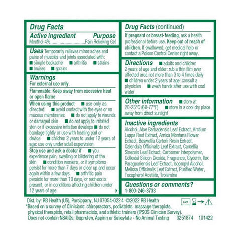 Biofreeze, Menthol-Pain Relieving Gel Overnight Relief Roll-On Lavender, 2.5 Oz Biofreeze