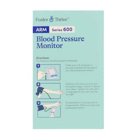 Foster And Thrive, Arm Series 600 Blood Pressure Monitor, 1 Count Foster And Thrive