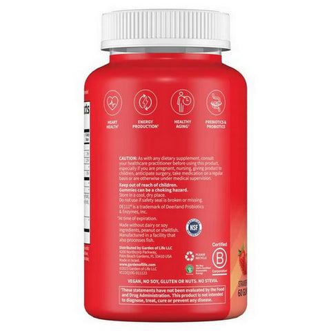 Garden of Life, Vitamin Code CoQ10 Strawberry, 60 Count