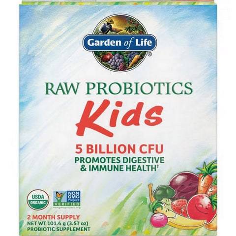 Garden of Life, Organic Raw Probiotics Kids Cooler Powder, 3.57 Oz