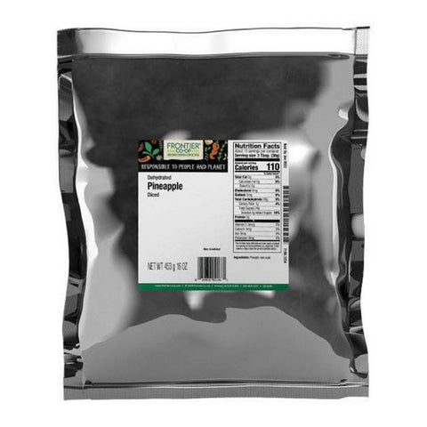 Frontier Co-op, Pineapple Dehydrated Diced, 1 Lb