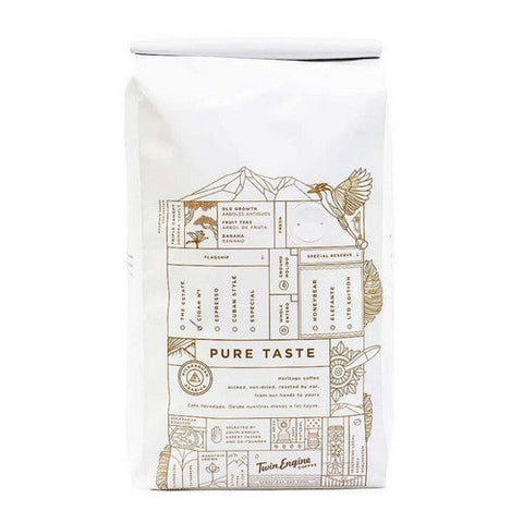 Twin Engine Coffee, Organic Cigar Number One Medium Whole Bean Coffee, 2.2 Lbs Twin Engine Coffee