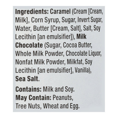 Sanders, Milk Chocolate Sea Salt Caramels, 18 Oz (Case Of 6)