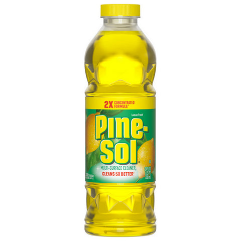Pine-Sol, Concentrated All Purpose Cleaner Liquid Lemon Scent, 24 Oz (Case Of 12)