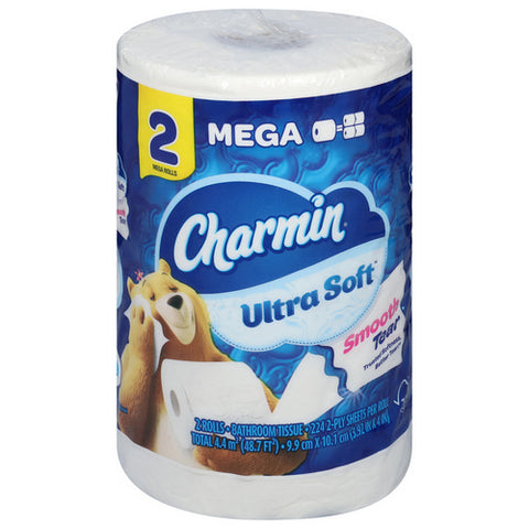 Charmin, Ultra Soft Smooth Tear Bathroom Tissue, 48.7 Sf (Case Of 16)
