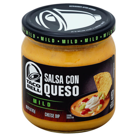 Taco Bell, Salsa Con Queso Cheese Dip Mild, 15 Oz (Case Of 12)