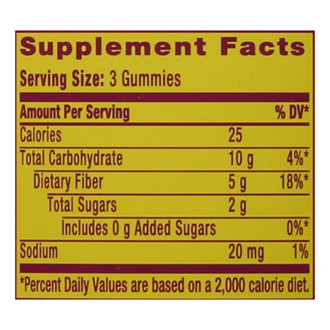 Metamucil, Fiber Gummies With Orange Flavor, 105 Count (Case Of 3)