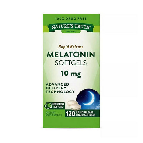 Rapid Release Melatonin 120 Softgels by Nature's Truth
