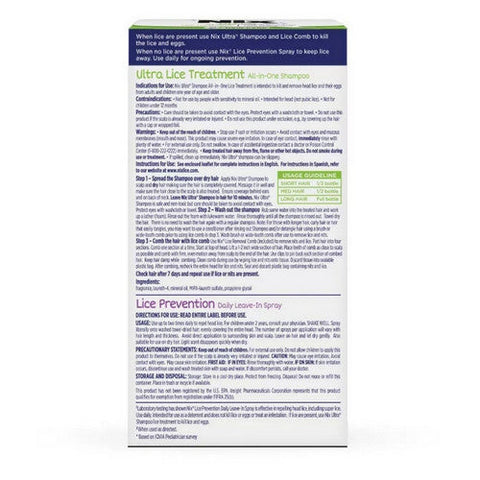 Nix, Ultra Lice Treatment And Prevention Kit First Aid, 1 Count Nix